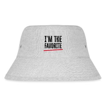 I'm The Favorite - Funny Gift - Stanley/Stella Recycled Bucket Hat - heather grey - Front