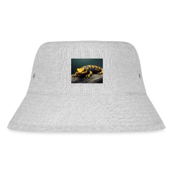 Cute animals doing hibernation – fire salamander - Stanley/Stella Recycled Bucket Hat - heather grey - Front