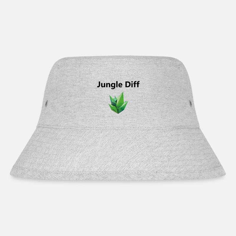 League Legend Jungle Diff Black - Stanley/Stella Recycled Bucket Hat - heather grey