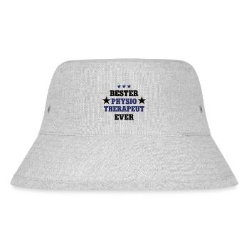 Bester Physio Therapeut Physiotherapie Therapeuten - Stanley/Stella recycelter Bucket Hat - Grau meliert - Vorne