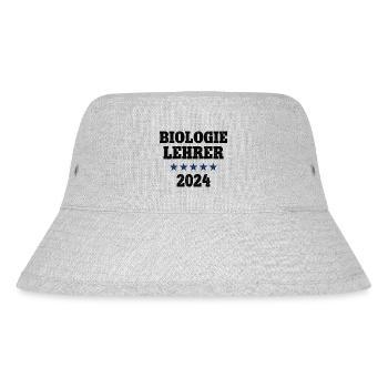 Biologielehrer 2024 Beruf Studium Lehramt Biologie - Stanley/Stella recycelter Bucket Hat - Grau meliert - Vorne