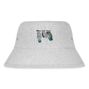 3 Pedals, 1 Love - Stanley/Stella recycelter Bucket Hat - Grau meliert - Vorne