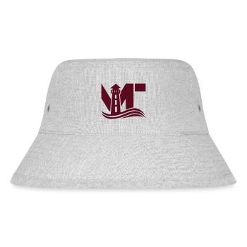 "Cape Arkona" - Stanley/Stella recycelter Bucket Hat - Grau meliert - Vorne