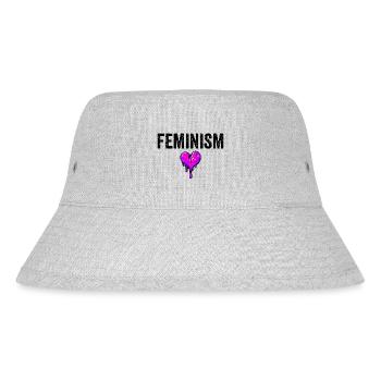FEMINISM - Stanley/Stella Recycled Bucket Hat - heather grey - Front