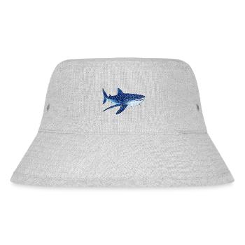 Whale shark - Stanley/Stella Recycled Bucket Hat - heather grey - Front