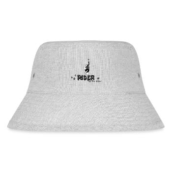 Snowboard auf dem Schnee - Stanley/Stella recycelter Bucket Hat - Grau meliert - Vorne