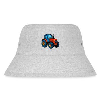 Trekker Tractor - Stanley/Stella Recycled Bucket Hat - heather grey - Front