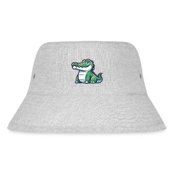 Crocodile amical d’une aventure tropicale - Bob recyclé Stanley/Stella - gris chiné - Devant