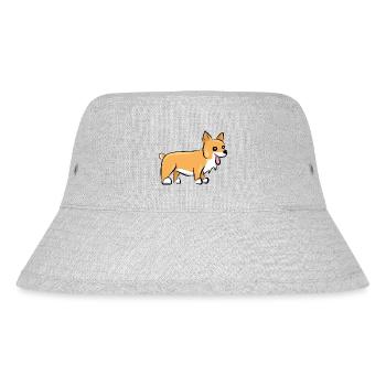Welsh Corgi Pembroke - Stanley/Stella Recycled Bucket Hat - heather grey - Front