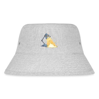 Mischievous Blast Lamp - Stanley/Stella Recycled Bucket Hat - heather grey - Front