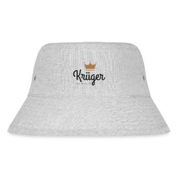 Krüger-Familie - Stanley/Stella recycelter Bucket Hat - Grau meliert - Vorne