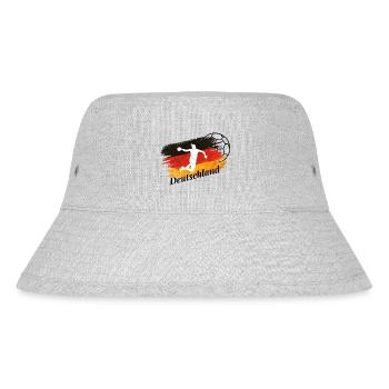 Team Germany Handball Flag Ball Handball Player - Stanley/Stella Recycled Bucket Hat - heather grey - Front