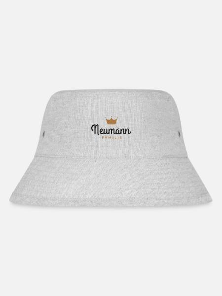Neumann-Familie - Stanley/Stella recycelter Bucket Hat - Grau meliert
