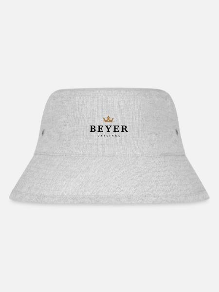 Beyer - Stanley/Stella recycelter Bucket Hat - Grau meliert