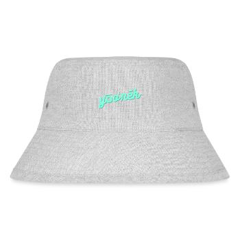 Einzigartig / unique - Stanley/Stella recycelter Bucket Hat - Grau meliert - Vorne