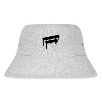 2_empty_graffiti_frames - Stanley/Stella recycelter Bucket Hat - Grau meliert - Vorne