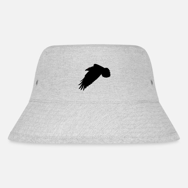 Schwarzer Rabe - Stanley/Stella recycelter Bucket Hat - Grau meliert