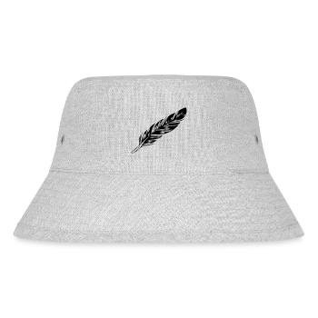 feather - Stanley/Stella Recycled Bucket Hat - heather grey - Front