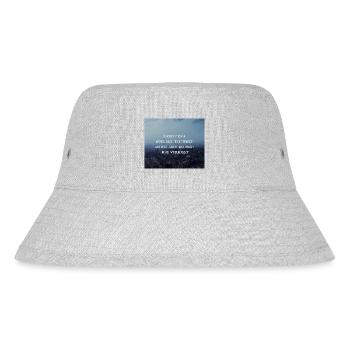 Ich will nur - Philipp Poisel - Stanley/Stella recycelter Bucket Hat - Grau meliert - Vorne