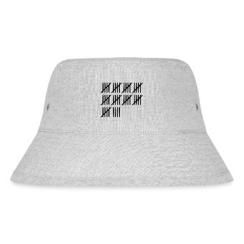 49 birthday tally sheet - 49 years old - Stanley/Stella Recycled Bucket Hat - heather grey - Front