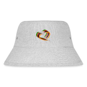 Sambia - Stanley/Stella recycelter Bucket Hat - Grau meliert - Vorne