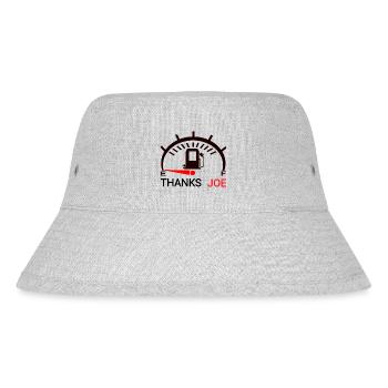 Joe rot - Stanley/Stella recycelter Bucket Hat - Grau meliert - Vorne