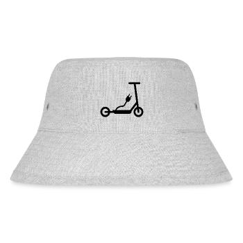 E-Scooter E-Roller Scooter - Stanley/Stella recycelter Bucket Hat - Grau meliert - Vorne