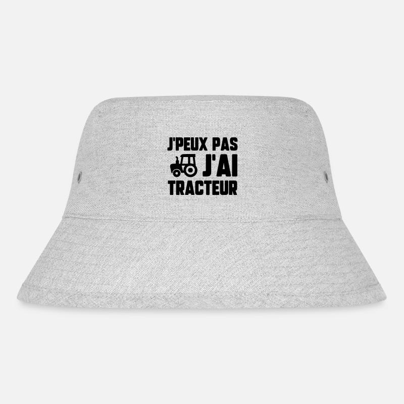 J’peux pas j’ai tracteur - Bob recyclé Stanley/Stella - gris chiné