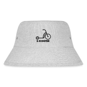 E-Scooter E-Roller Scooter - Stanley/Stella recycelter Bucket Hat - Grau meliert - Vorne
