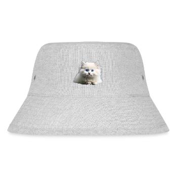Cat baby cute - Stanley/Stella Recycled Bucket Hat - heather grey - Front