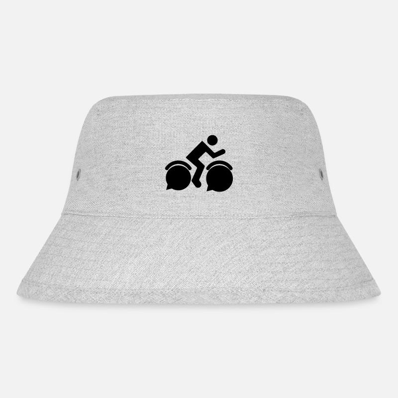 Moto - Stanley/Stella recycelter Bucket Hat - Grau meliert
