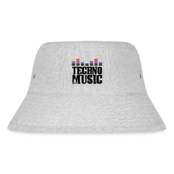 Techno Music - Stanley/Stella Recycled Bucket Hat - heather grey - Front