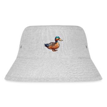 Un très beau canard comme volaille à plumes - Bob recyclé Stanley/Stella - gris chiné - Devant