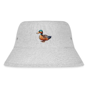 Un canard coloré et à plumes coloré. - Bob recyclé Stanley/Stella - gris chiné - Devant