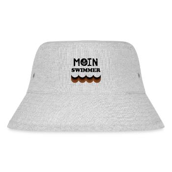 Triathlon Swim Bike Run Marathon - Stanley/Stella recycelter Bucket Hat - Grau meliert - Vorne