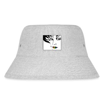 Vulkan 15a - Stanley/Stella recycelter Bucket Hat - Grau meliert - Vorne