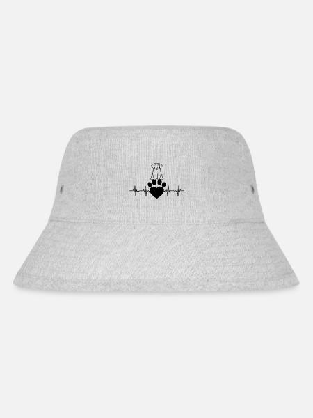 haustier liebe - Stanley/Stella recycelter Bucket Hat - Grau meliert