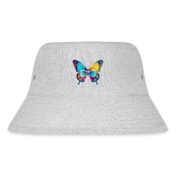 Harry le papillon à lunettes - Bob recyclé Stanley/Stella - gris chiné - Devant