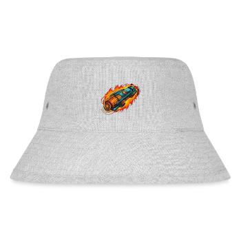 Turbo atomar - Stanley/Stella recycelter Bucket Hat - Grau meliert - Vorne