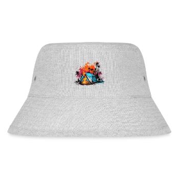 House on Wheels. Van life adventure. - Stanley/Stella Recycled Bucket Hat - heather grey - Front