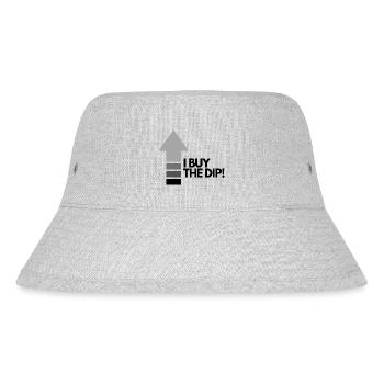 I BUY THE DIP shares - Stanley/Stella Recycled Bucket Hat - heather grey - Front