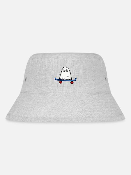 skater Geist - Stanley/Stella recycelter Bucket Hat - Grau meliert