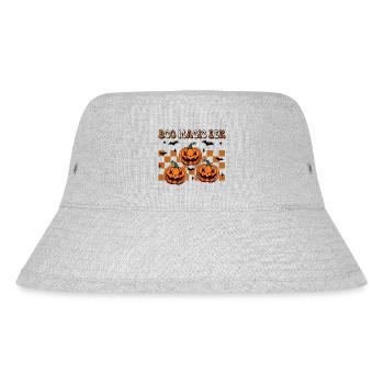 Halloween Boo Magic Eek - Stanley/Stella recycelter Bucket Hat - Grau meliert - Vorne