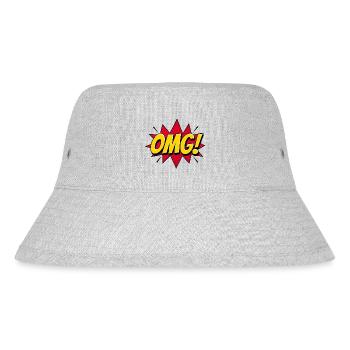 OMG - Stanley/Stella recycelter Bucket Hat - Grau meliert - Vorne