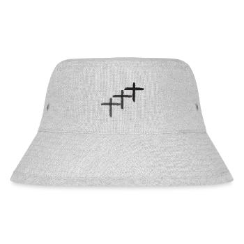 Cross 3 - Stanley/Stella Recycled Bucket Hat - heather grey - Front