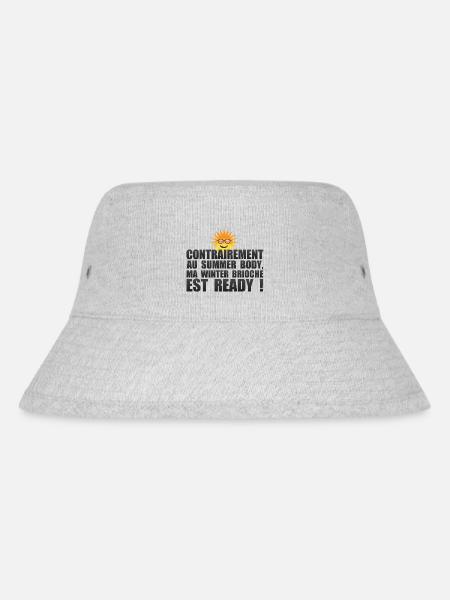 summer body winter brioche prete humour soleil bla - Bob recyclé Stanley/Stella - gris chiné
