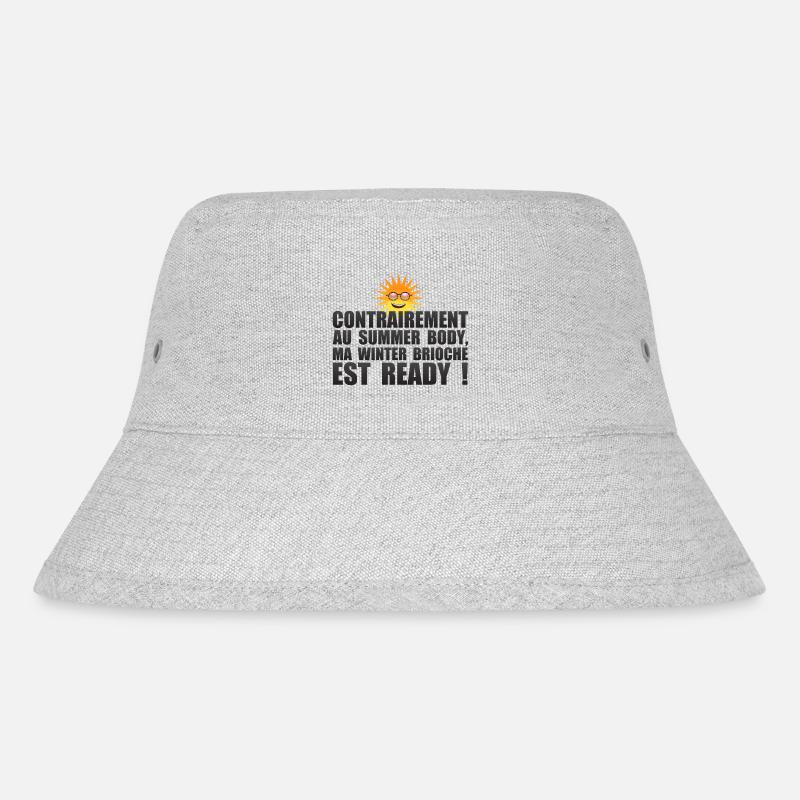summer body winter brioche prete humour soleil bla - Bob recyclé Stanley/Stella - gris chiné