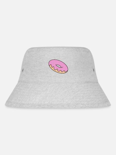 Donut - Stanley/Stella recycelter Bucket Hat - Grau meliert