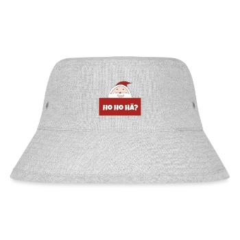 weihnachtsmann hohohä - Stanley/Stella recycelter Bucket Hat - Grau meliert - Vorne