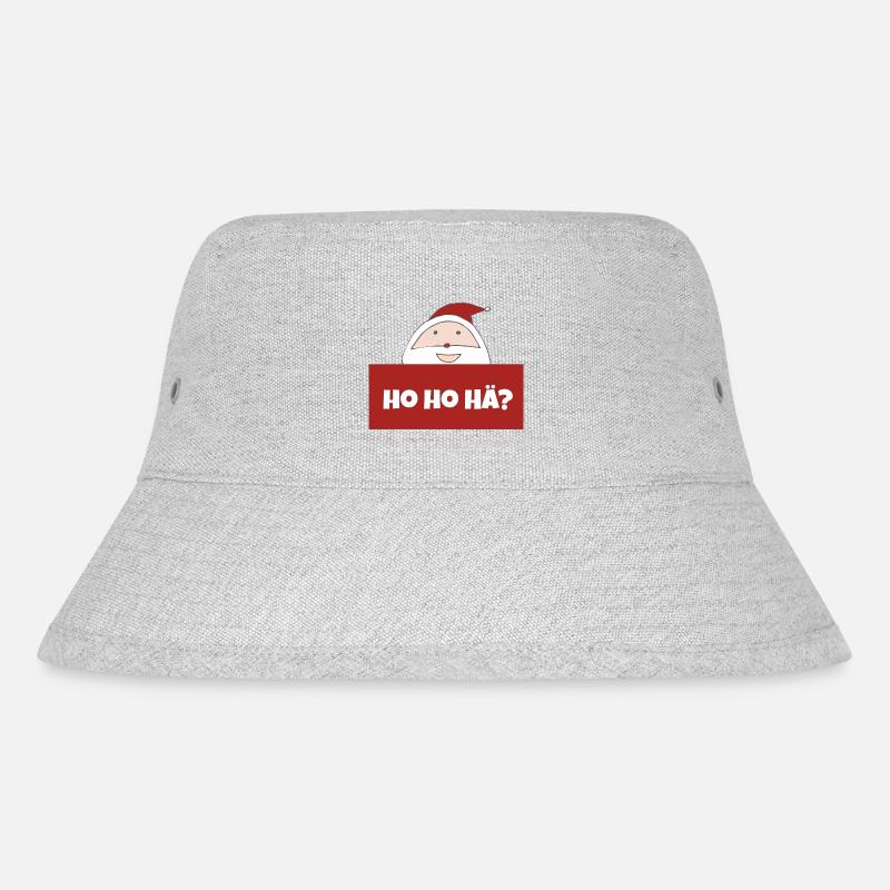 weihnachtsmann hohohä - Stanley/Stella recycelter Bucket Hat - Grau meliert